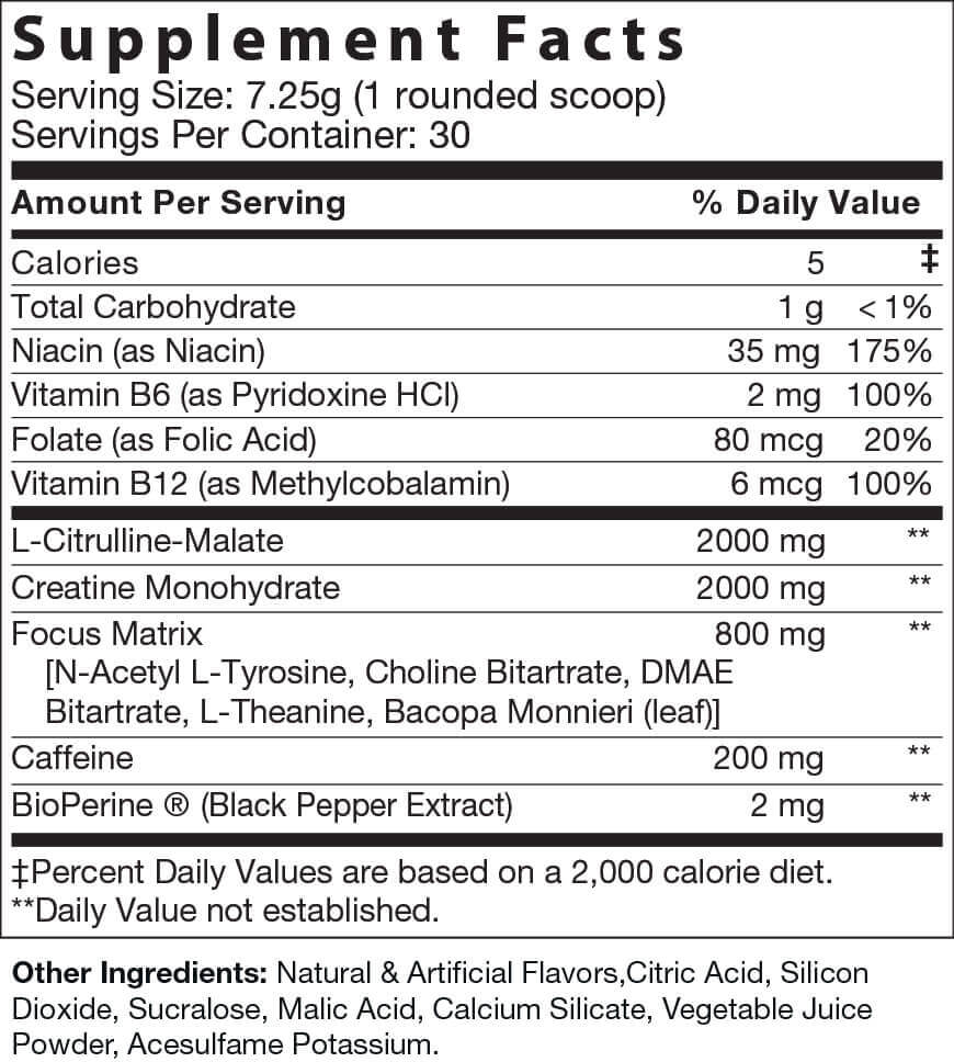 PreWorkout Fruit Punch